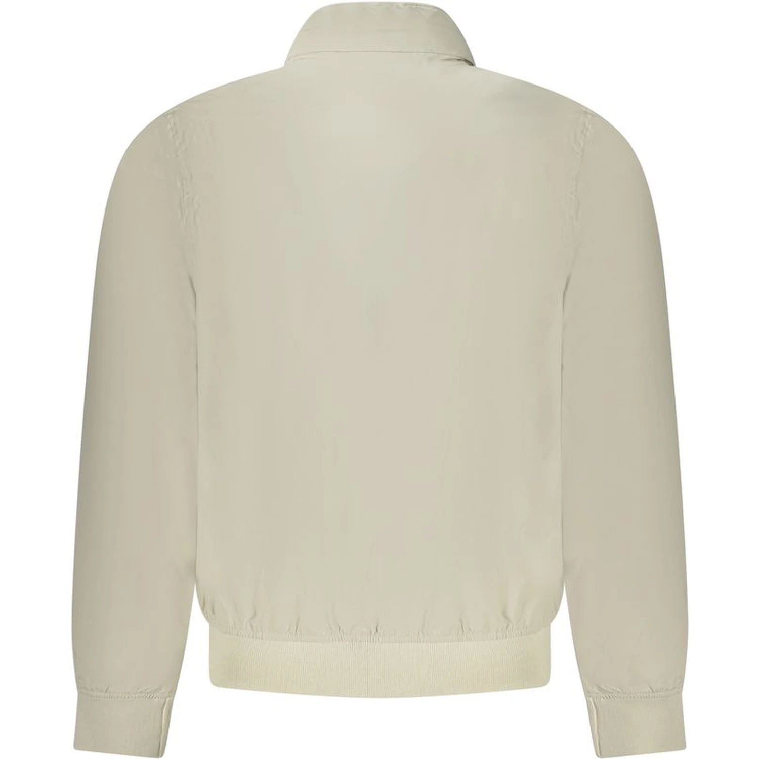 Beige Nylon Jackets & Coat