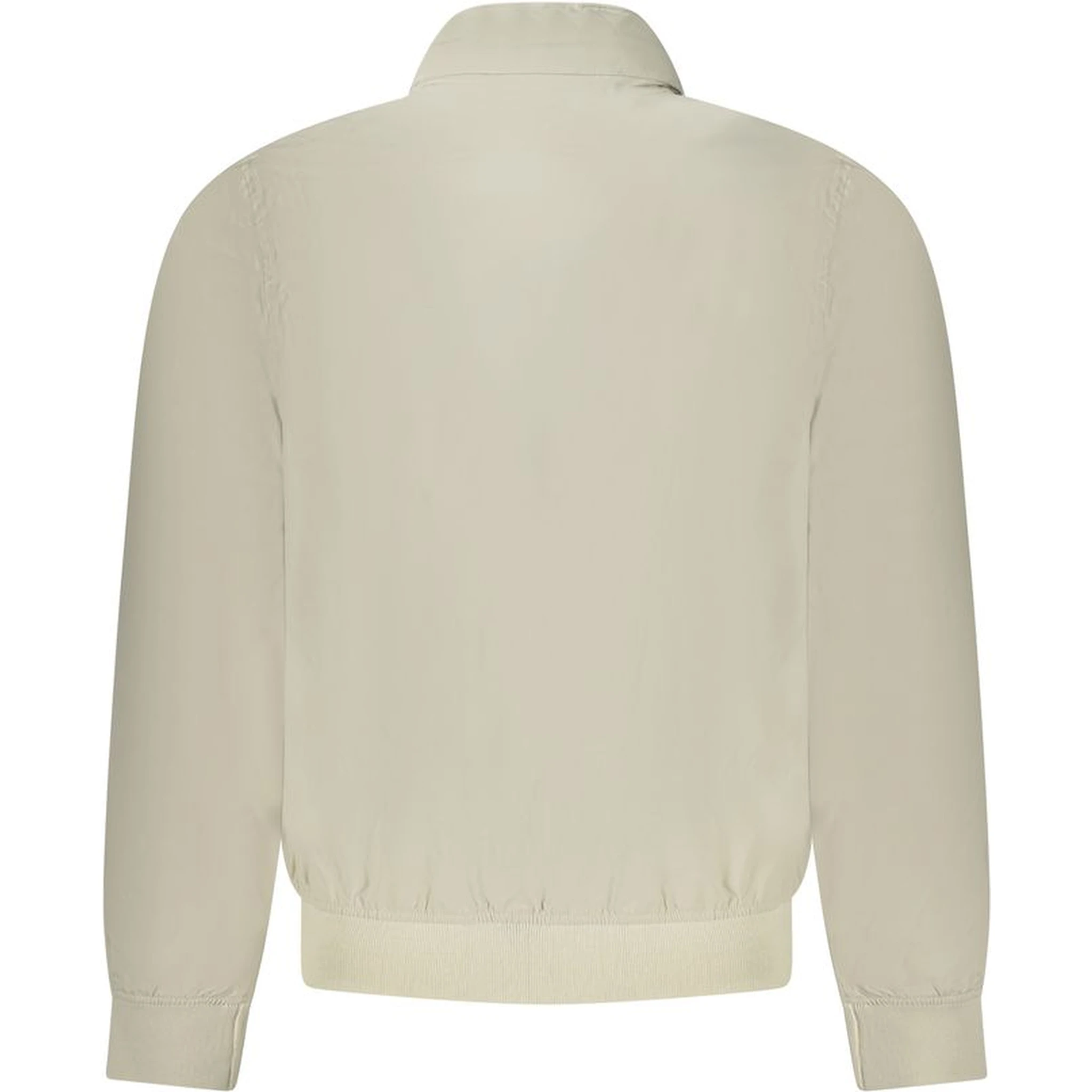 Beige Nylon Jackets & Coat