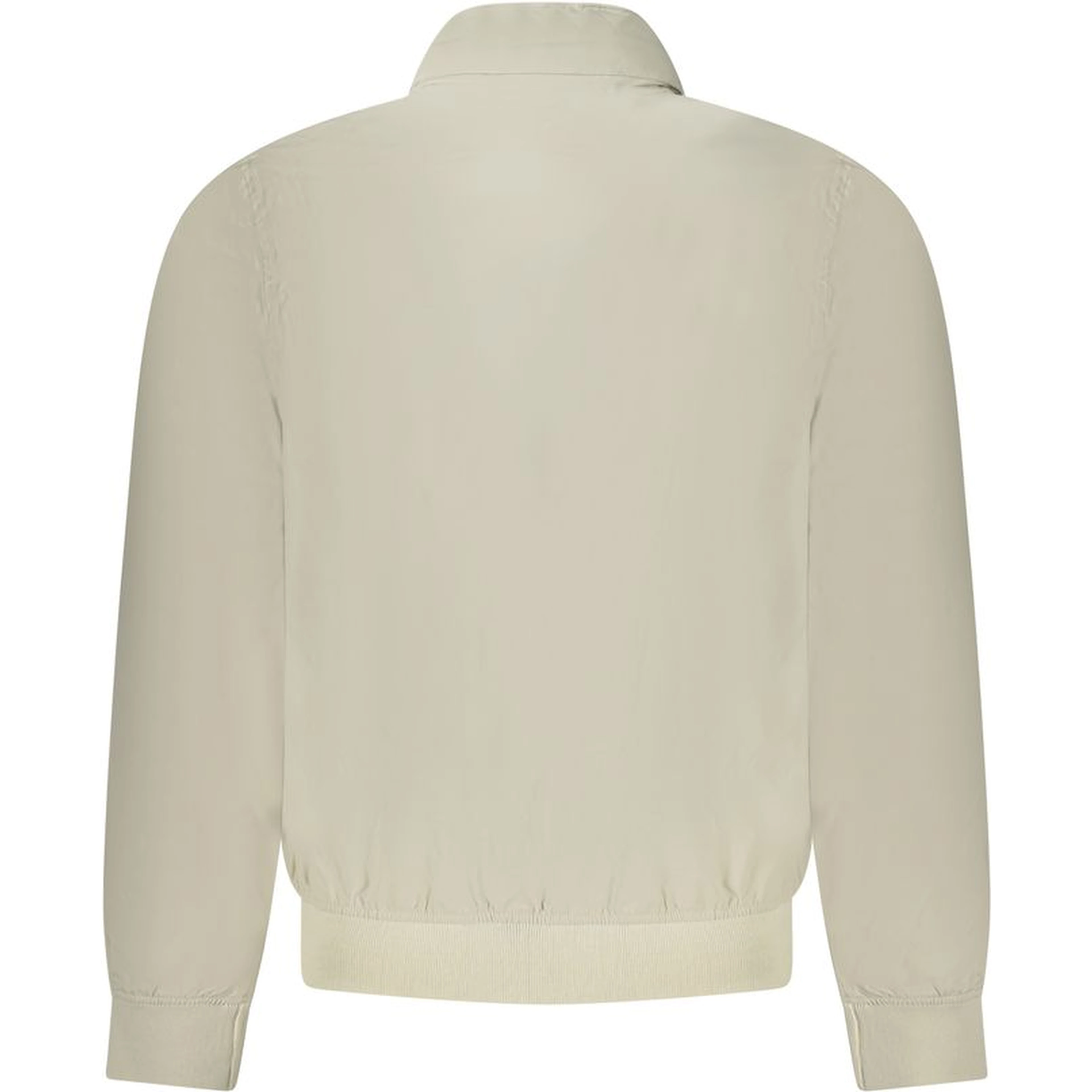 Beige Nylon Jackets & Coat