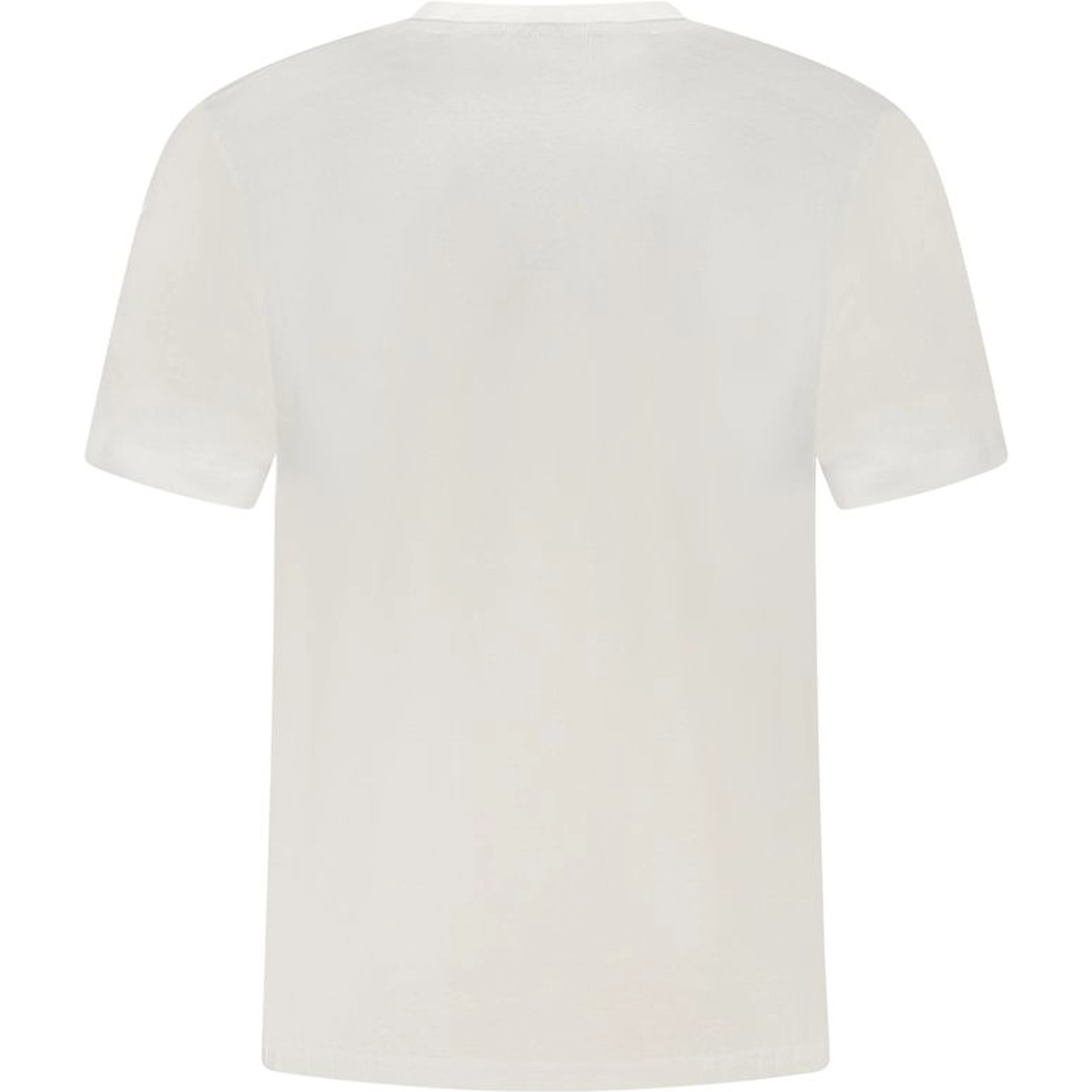 White Cotton Men T-Shirt