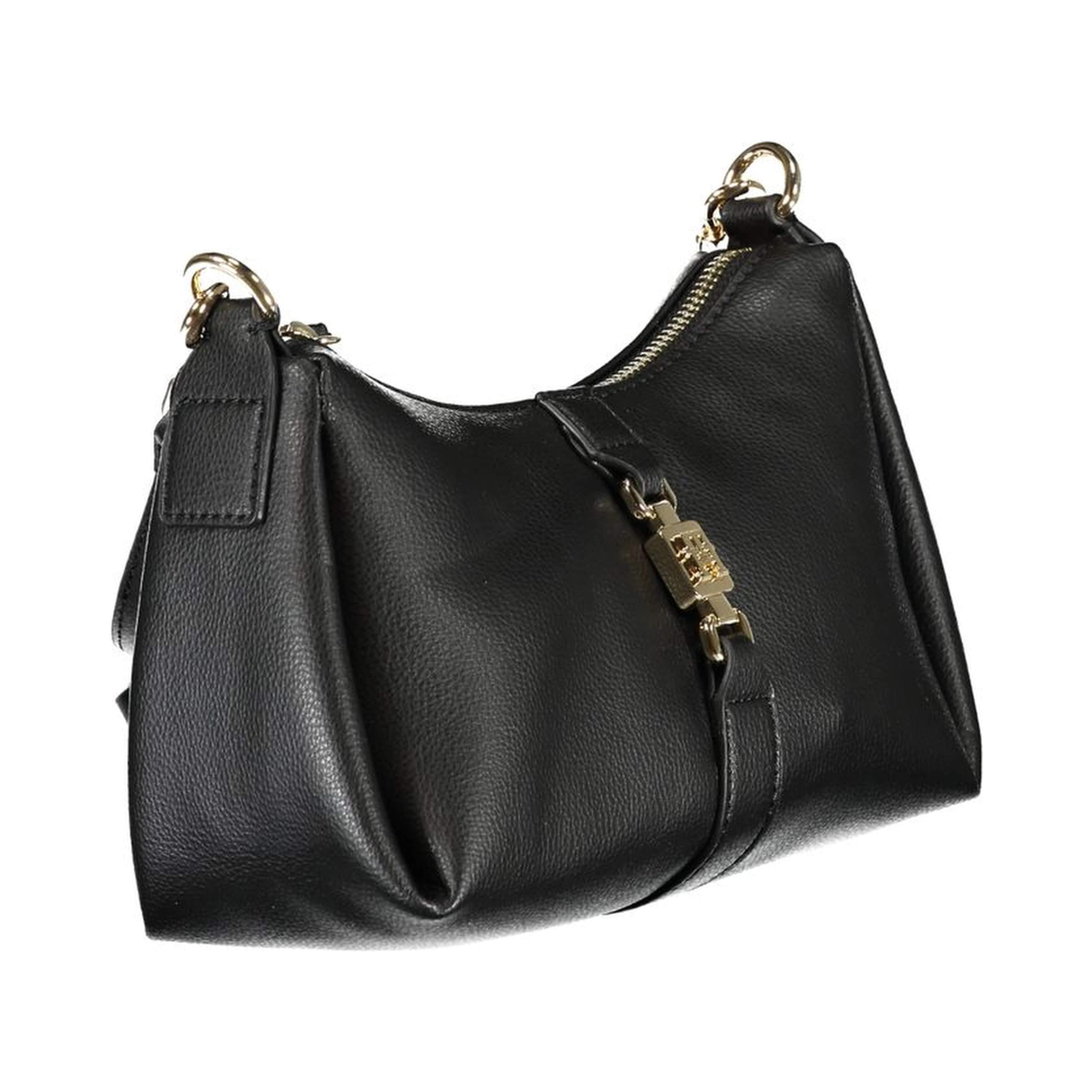 Black Polyester Handbag