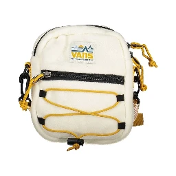 White Polyester Shoulder Bag