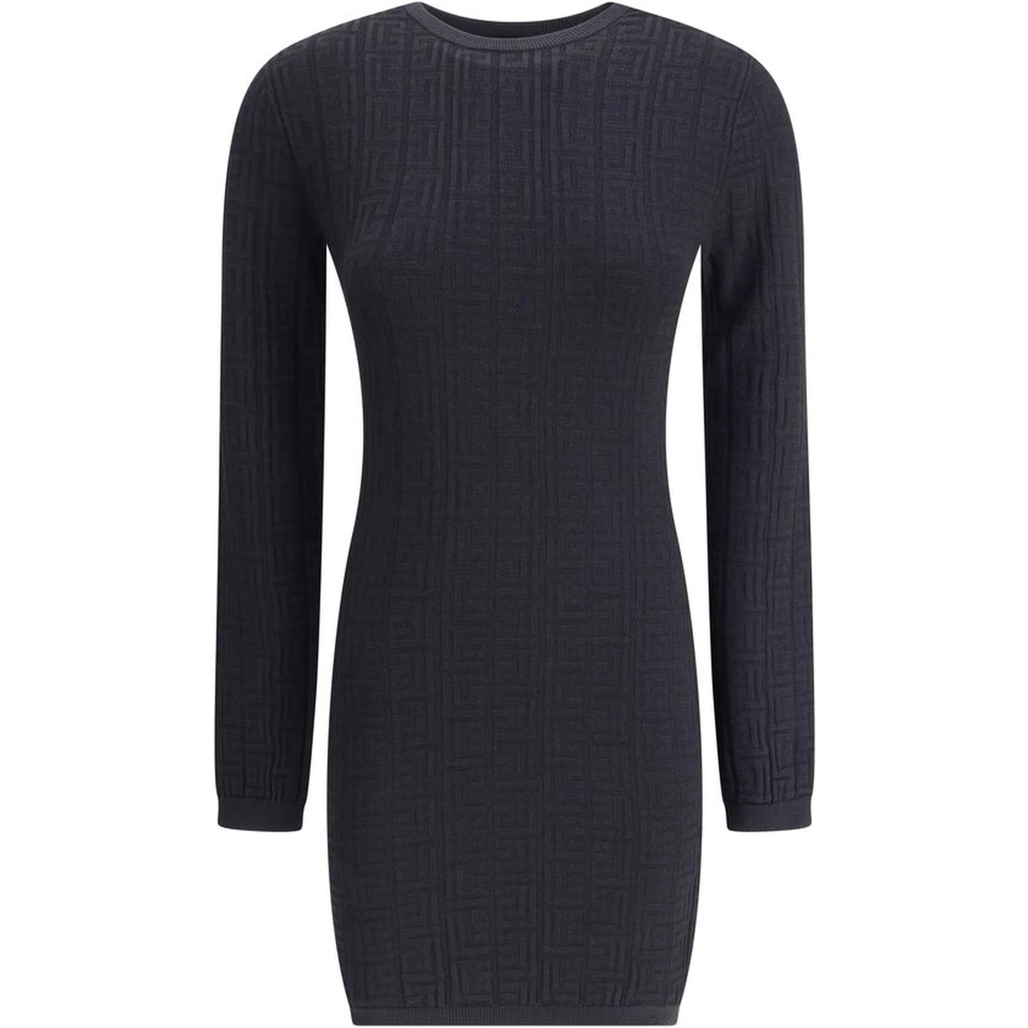 Black Viscose Casual Dress