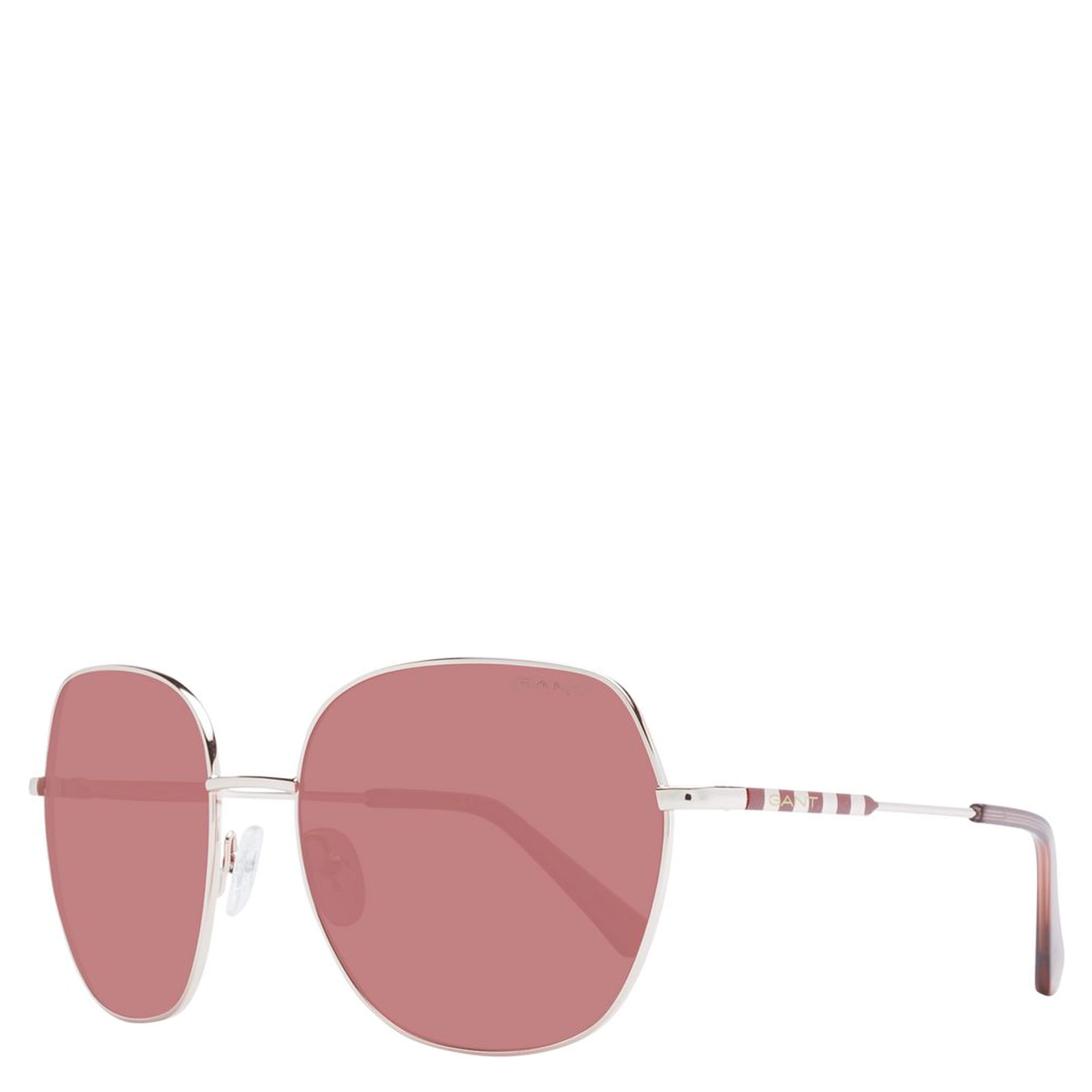 Rose Gold Metal Sunglasses