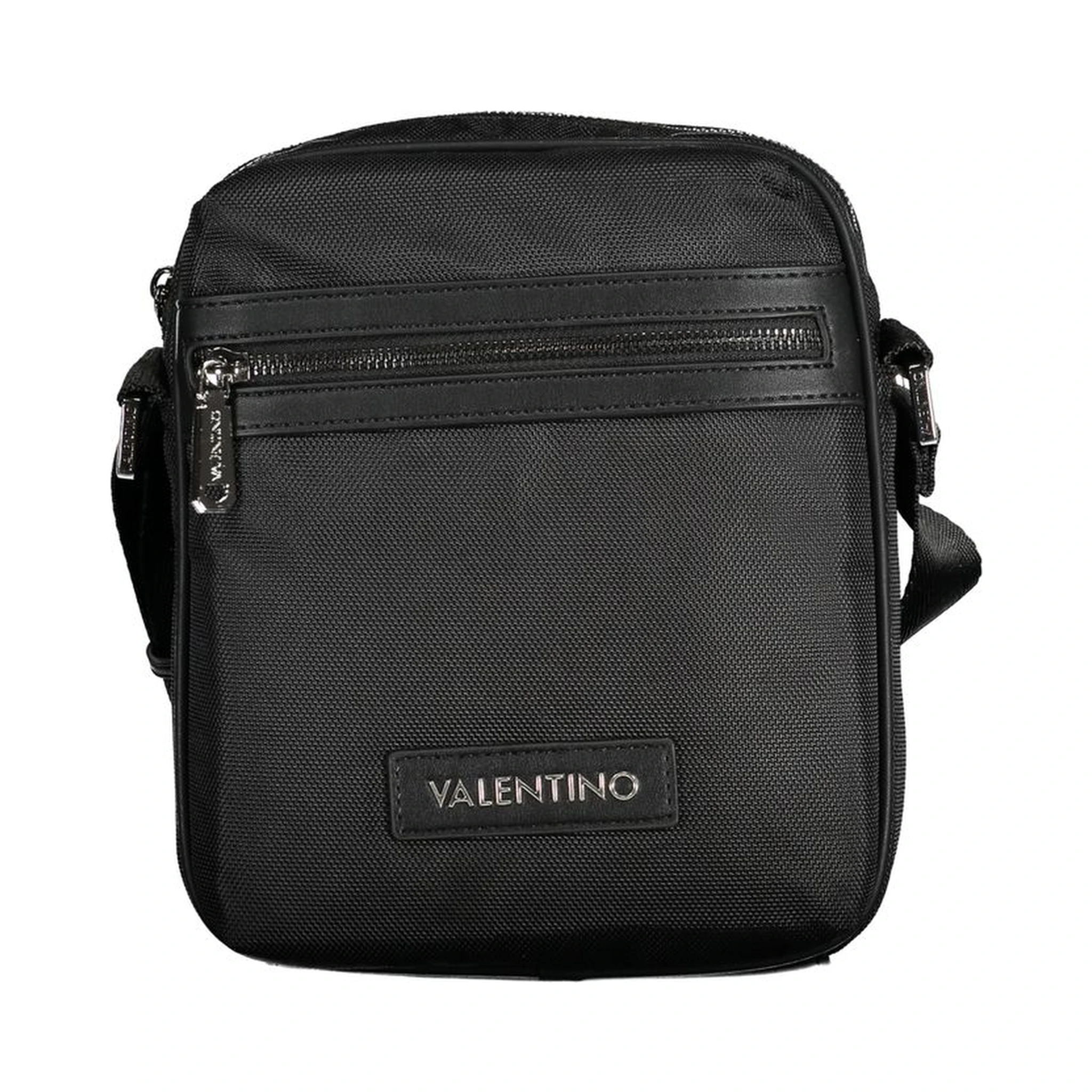 حقيبة كتف من البوليستر الأسود