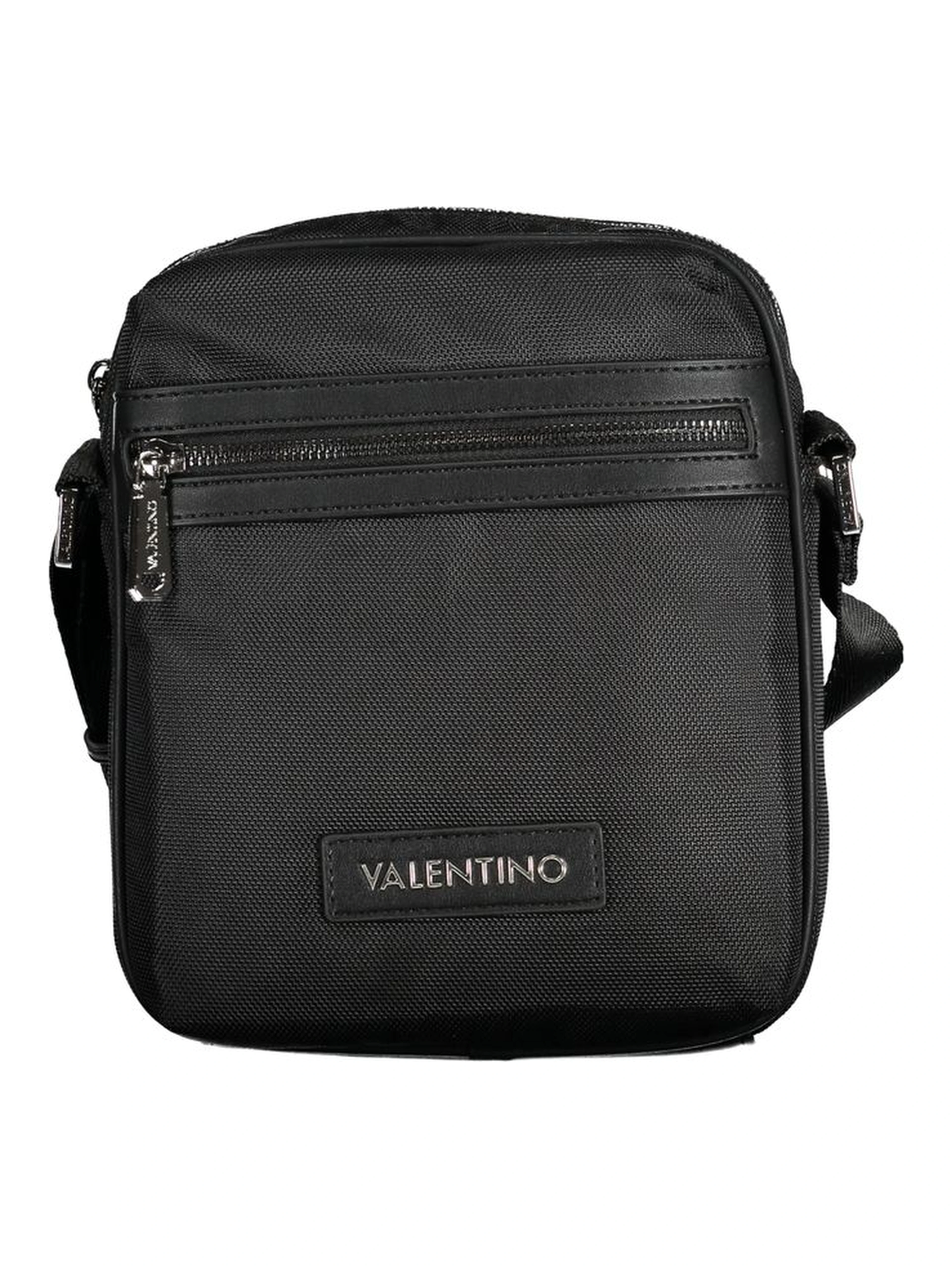 Black Polyester Shoulder Bag