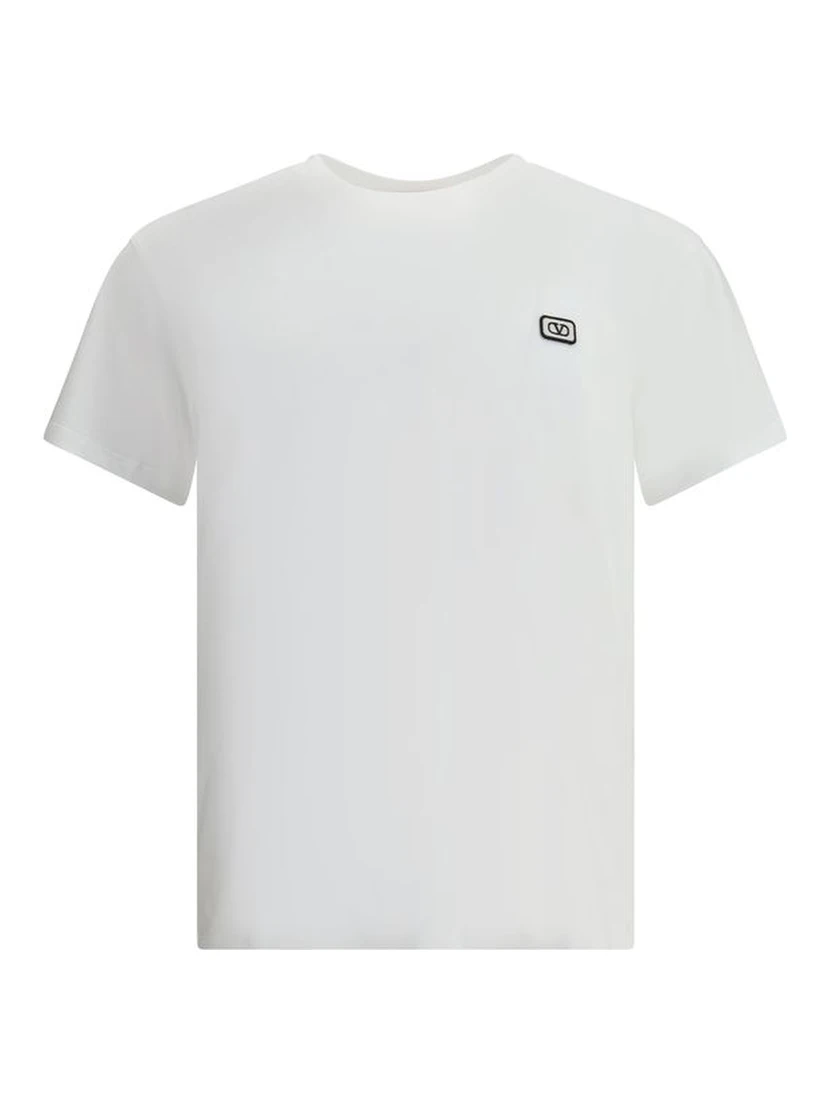 تي شيرت قطني أبيض