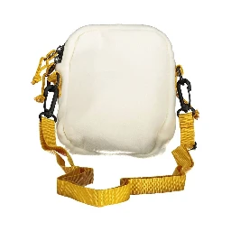 White Polyester Shoulder Bag