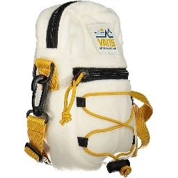 White Polyester Shoulder Bag