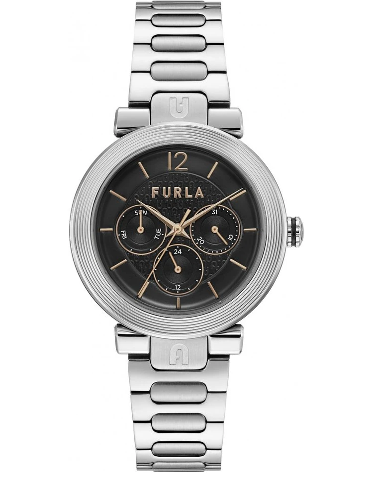 Gray Stainless Steel Bracelet Watch