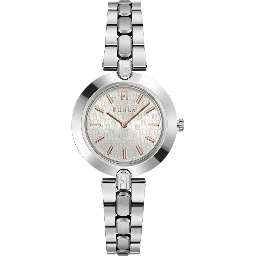 Gray Stainless Steel Dress Watch