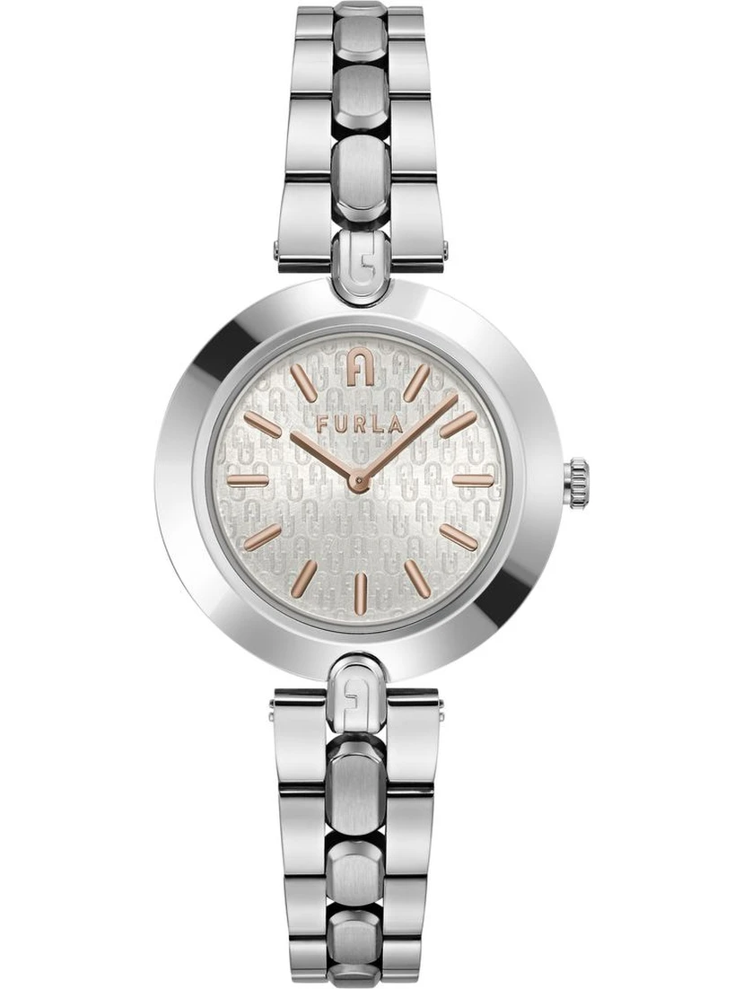 Gray Stainless Steel Dress Watch
