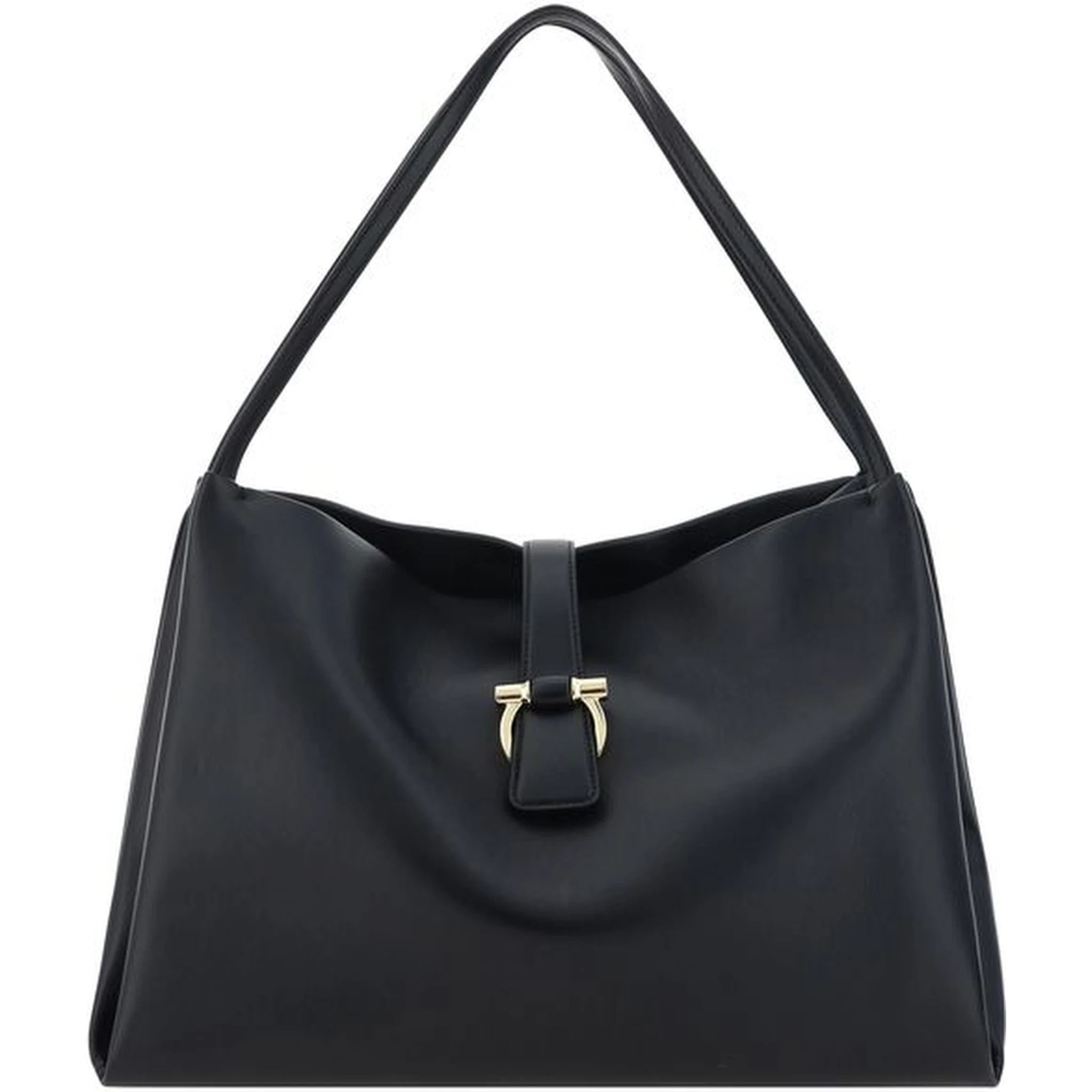 Black Calf Leather Bos Taurus Handbag