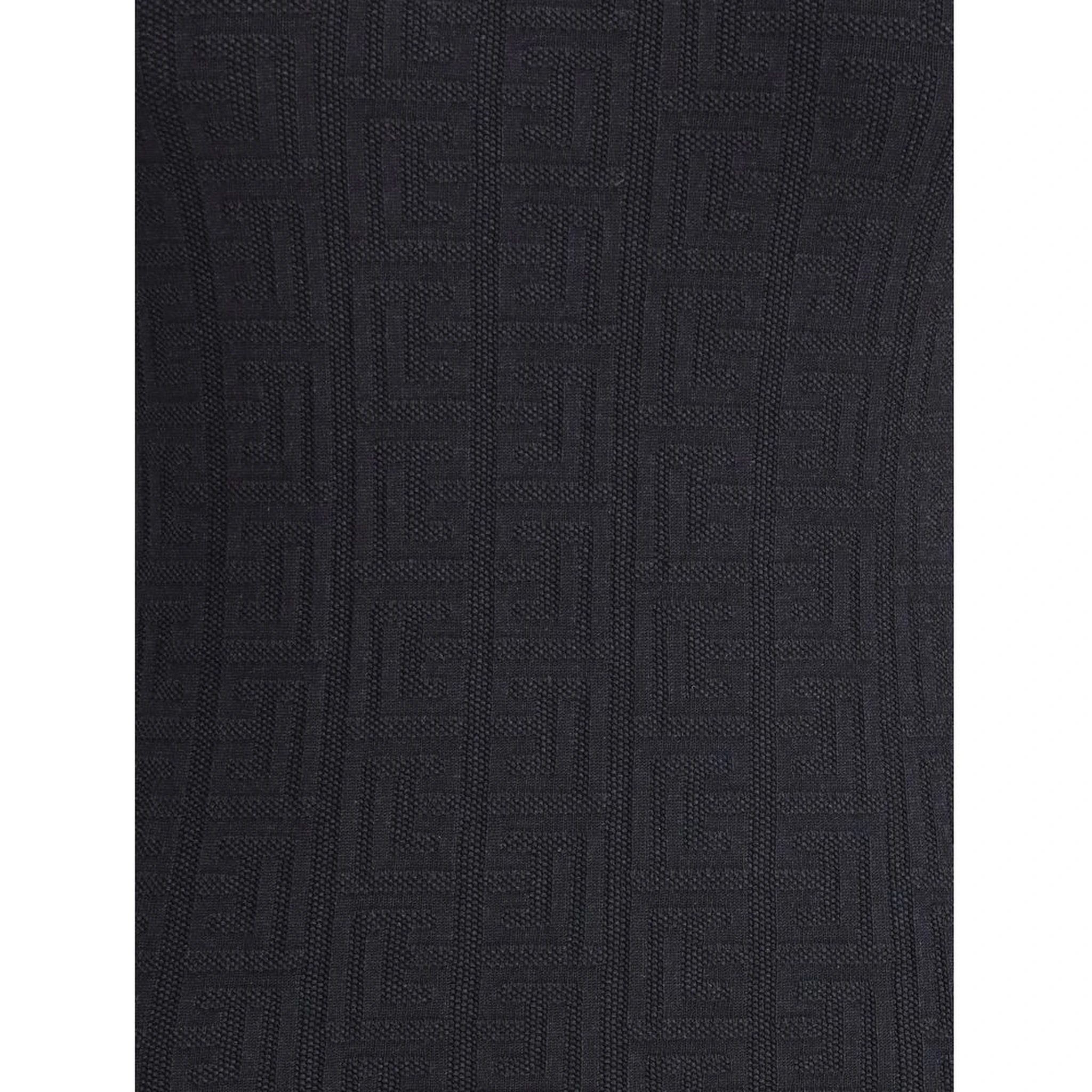 Black Viscose Casual Dress