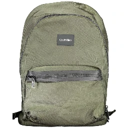 Green Polyester Backpack