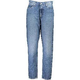 Blue Cotton Women Jean