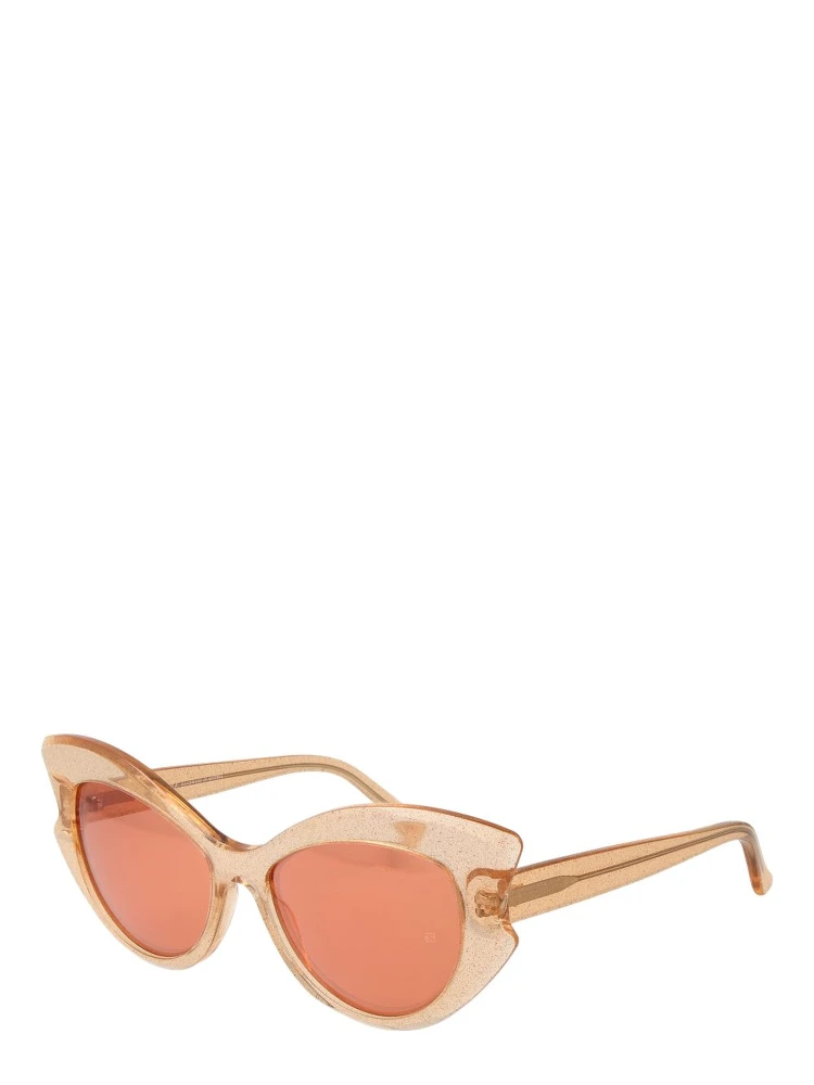 Orange Acetate Sunglasses