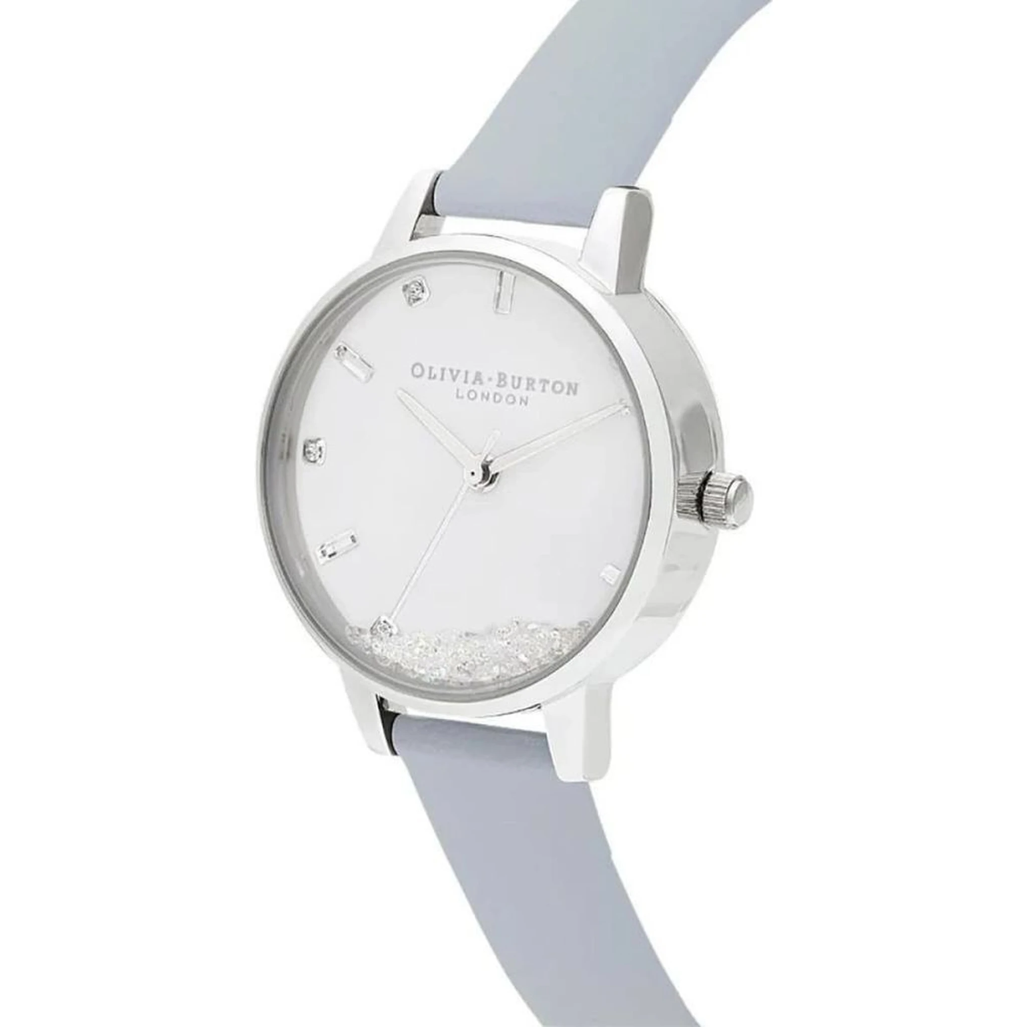 Blue Artificial Leather Dress Watch