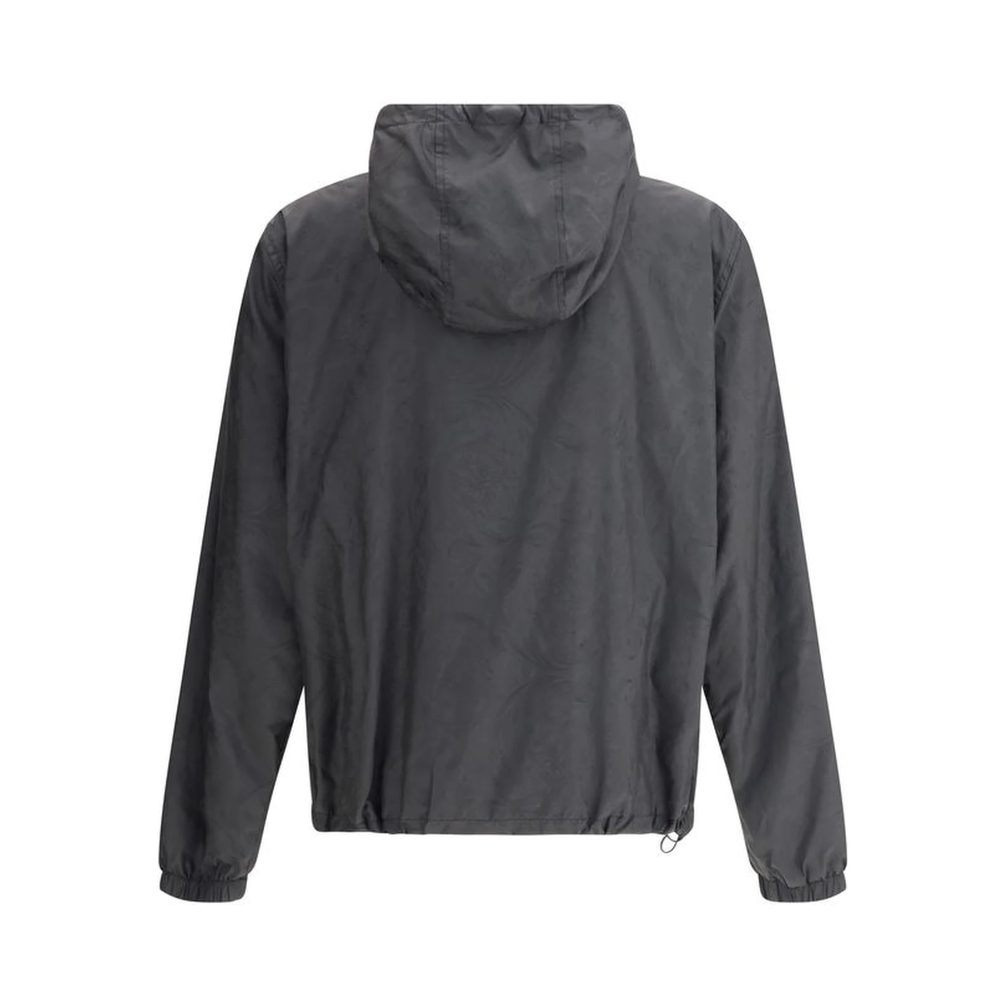 جاكيت خارجي من البوليستر الأسود