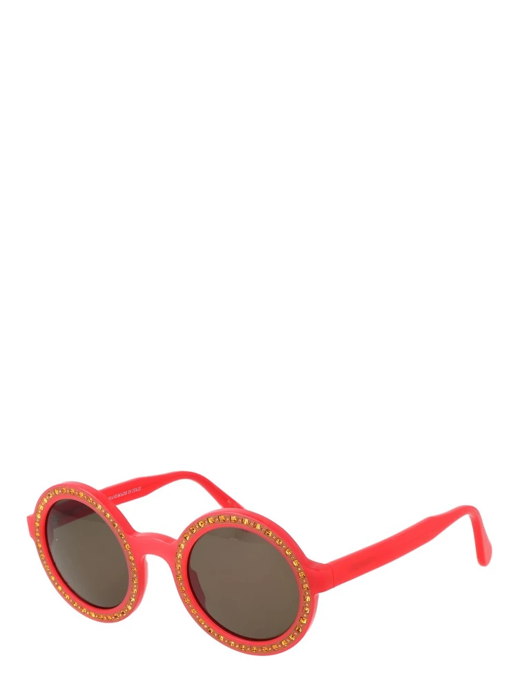 Red Acetate Sunglasses