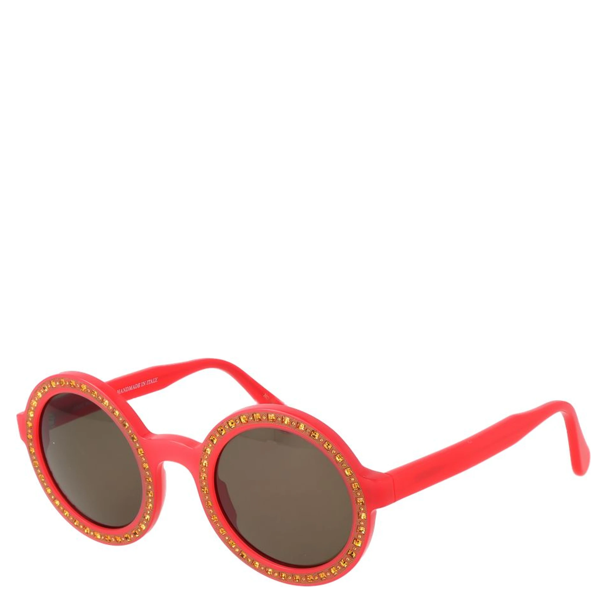 Red Acetate Sunglasses