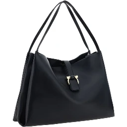 Black Calf Leather Bos Taurus Handbag