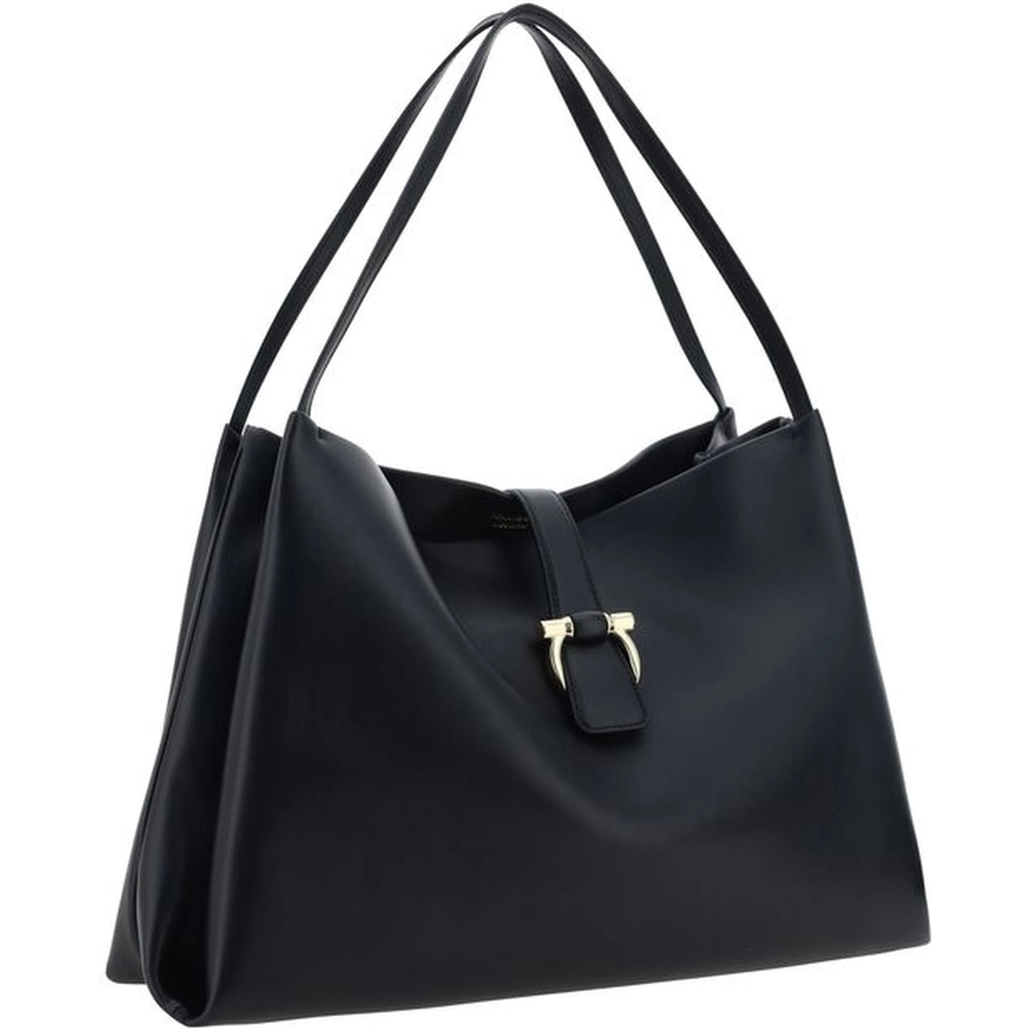 Black Calf Leather Bos Taurus Handbag