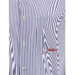 Blue Cotton Pattern Shirt