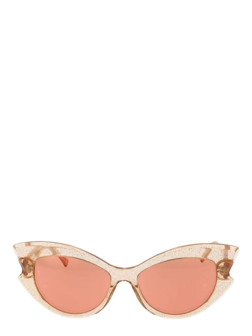 Orange Acetate Sunglasses