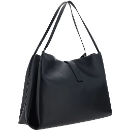 Black Calf Leather Bos Taurus Handbag