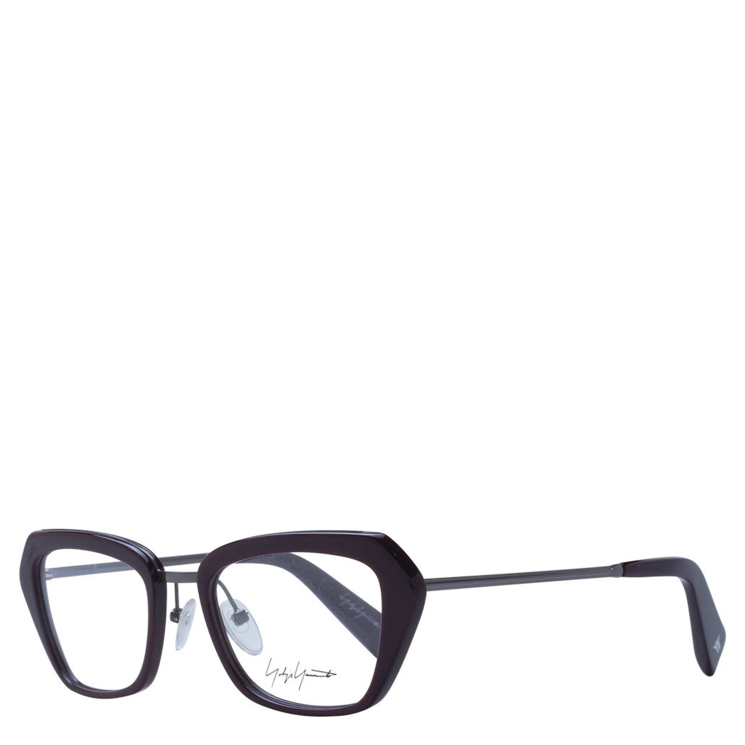 Burgundy Metal & Plastic Glasses (Frames)