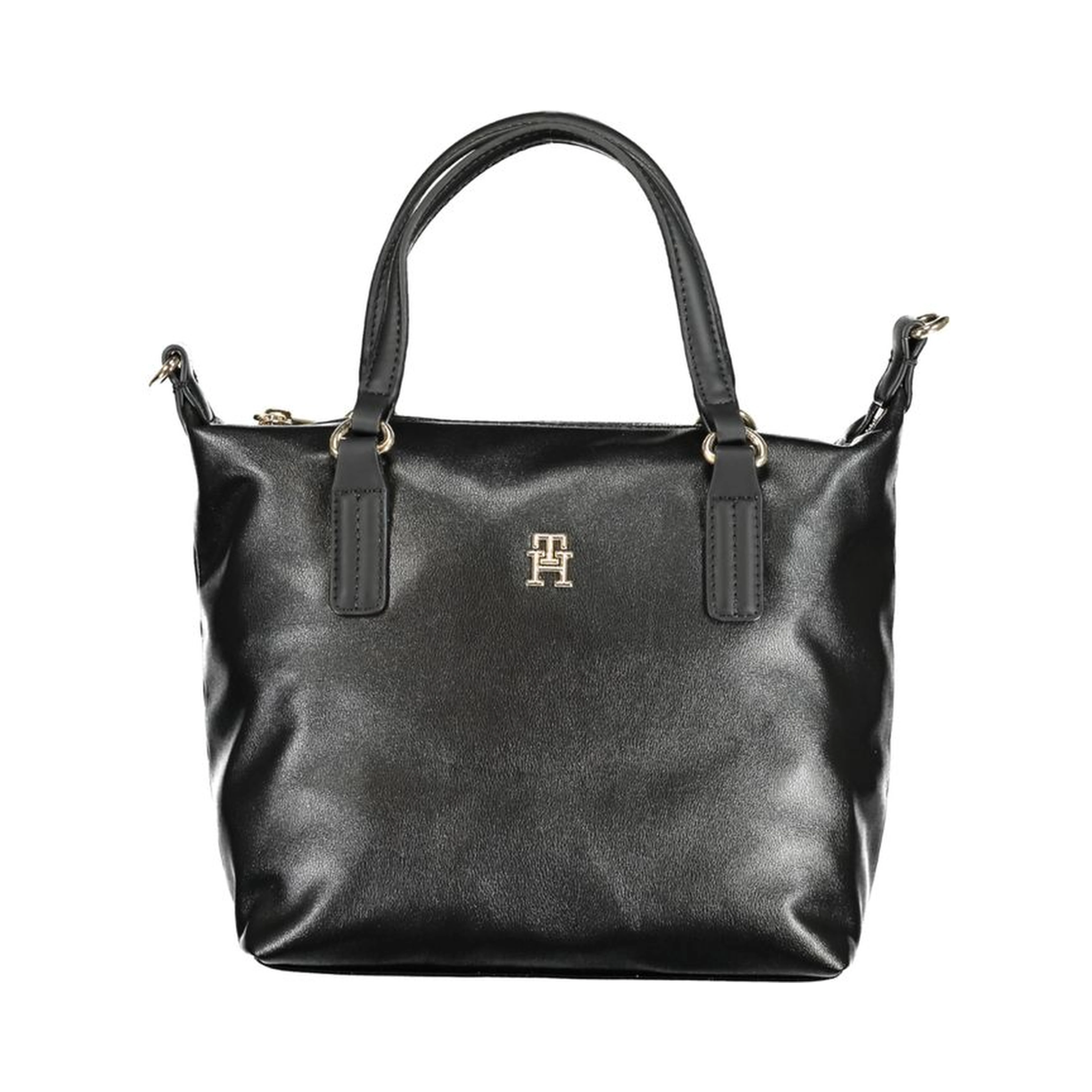 Black Polyester Handbag