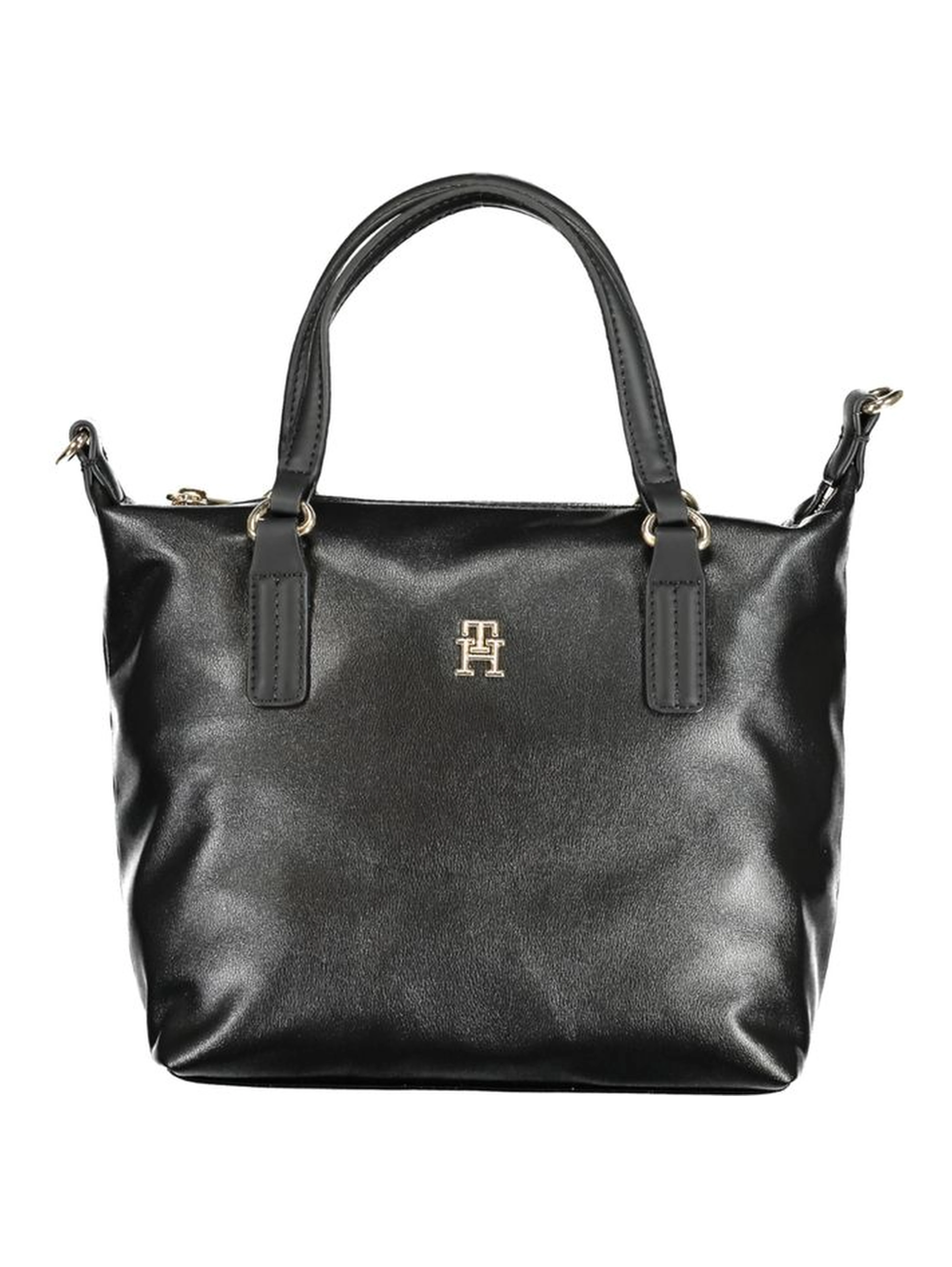 Black Polyester Handbag