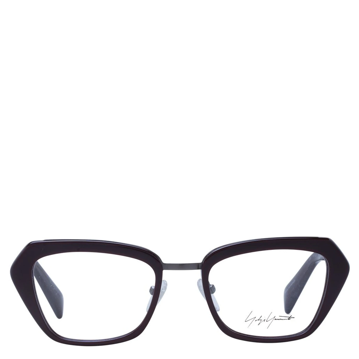 Burgundy Metal & Plastic Glasses (Frames)