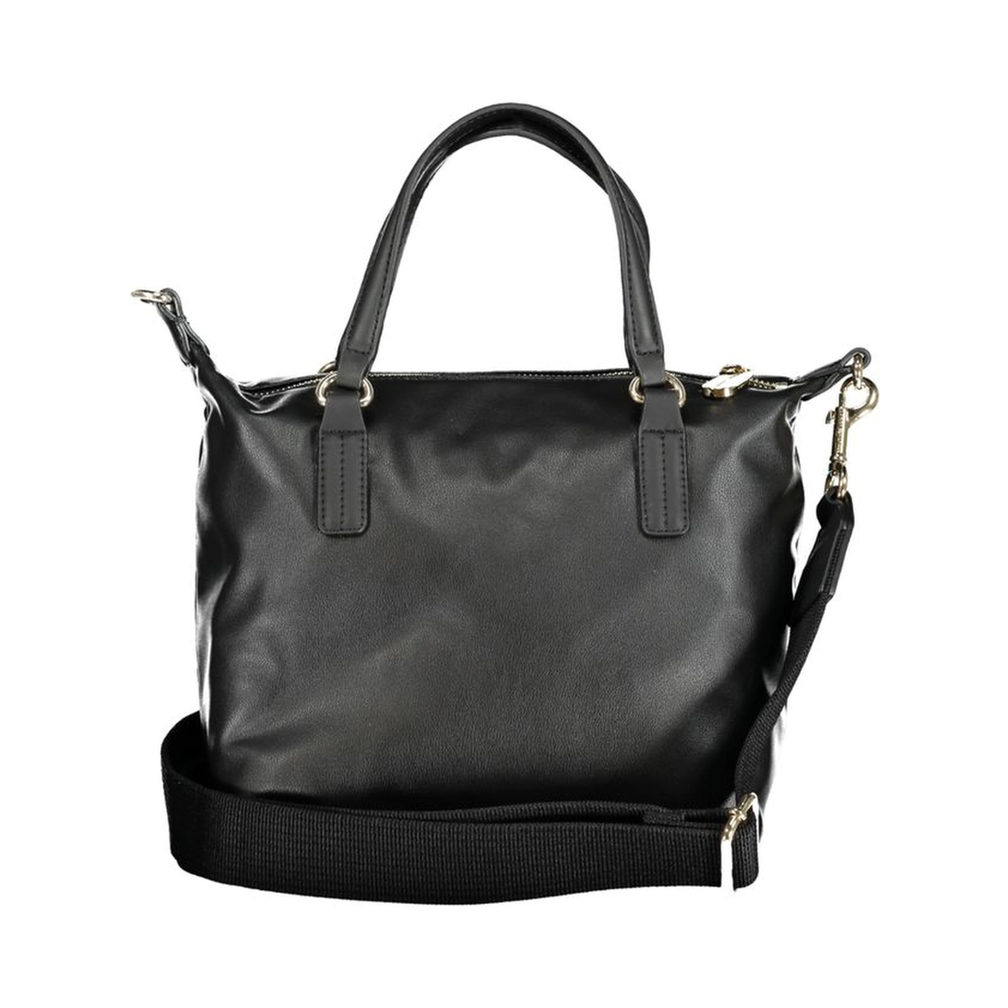 Black Polyester Handbag