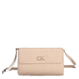 Pink Polyester Handbag