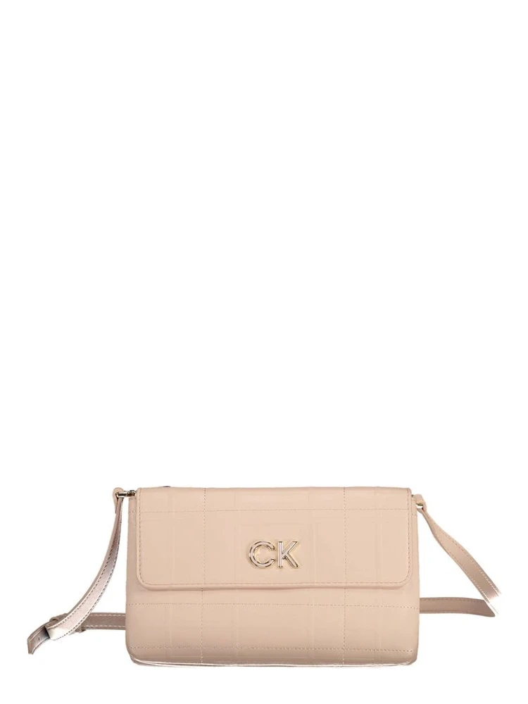 Pink Polyester Handbag