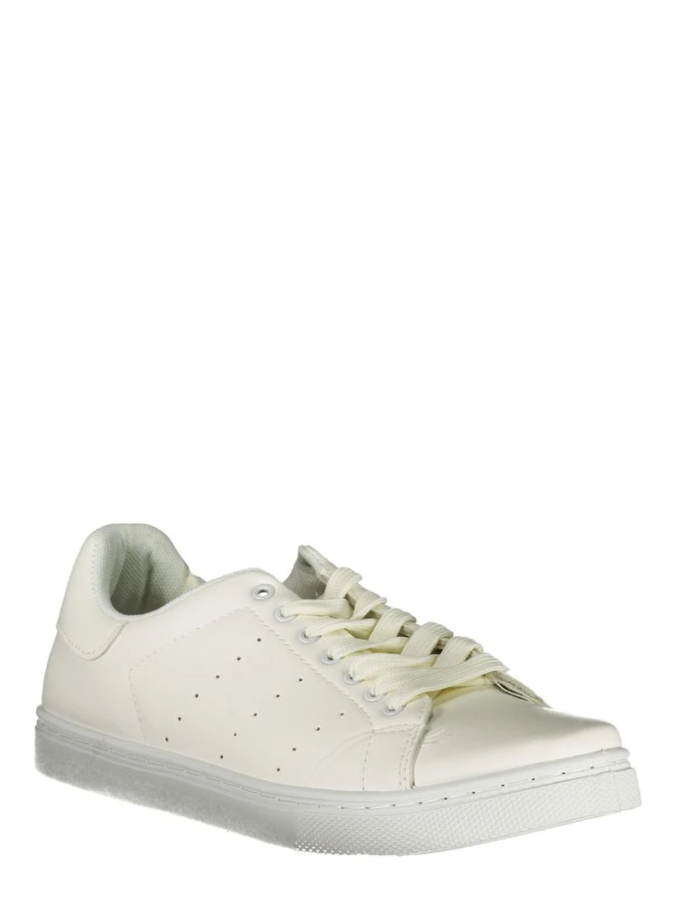 White Polyurethane Men Sneaker alternative