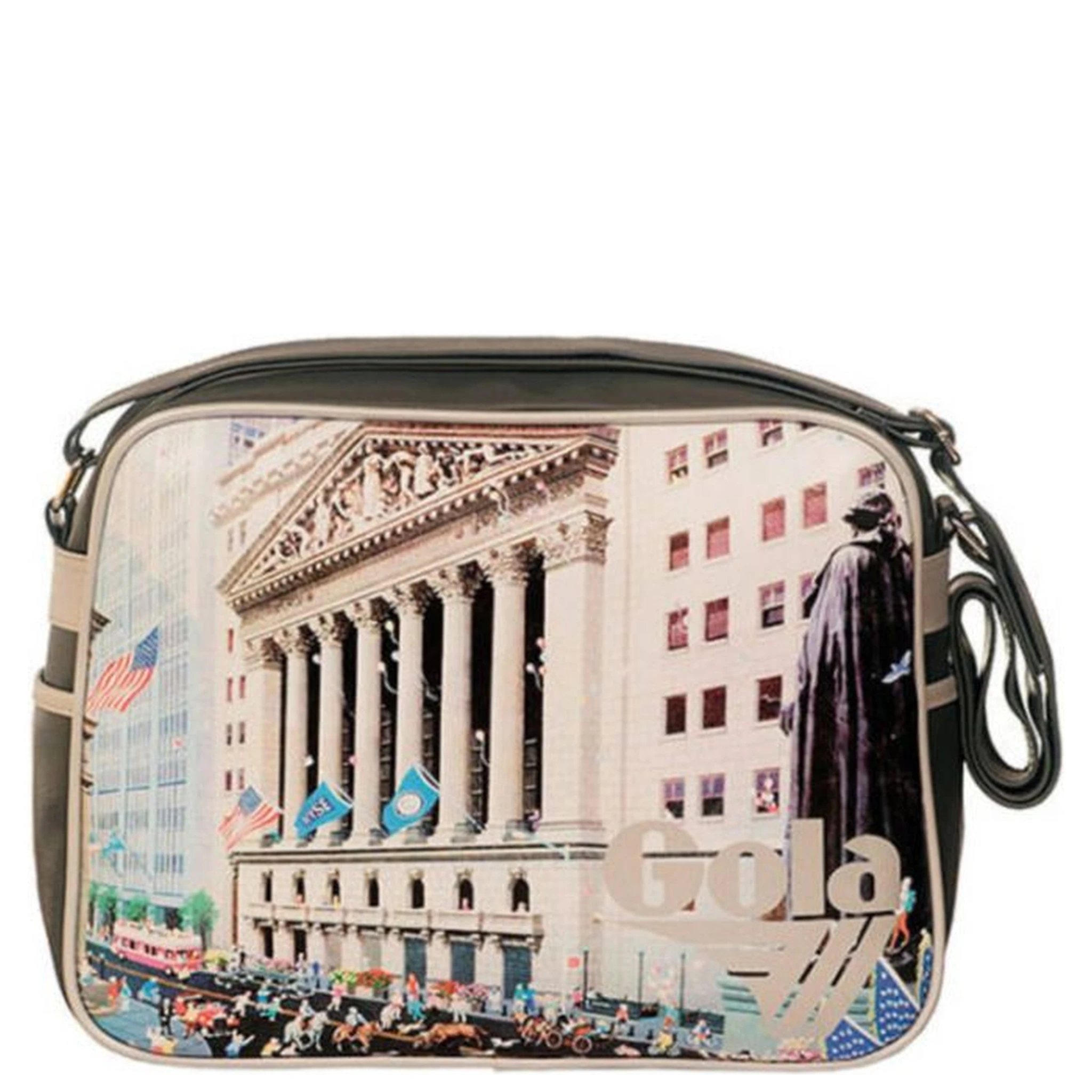 Grigio Synthetic Women Bag