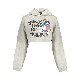 Gray Cotton Women Sweater