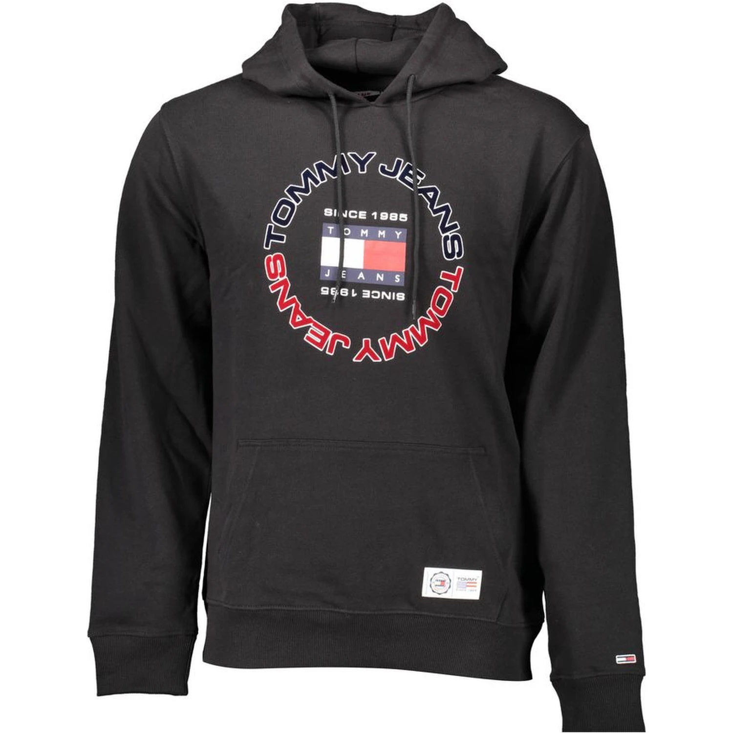 Black Cotton Men Sweater