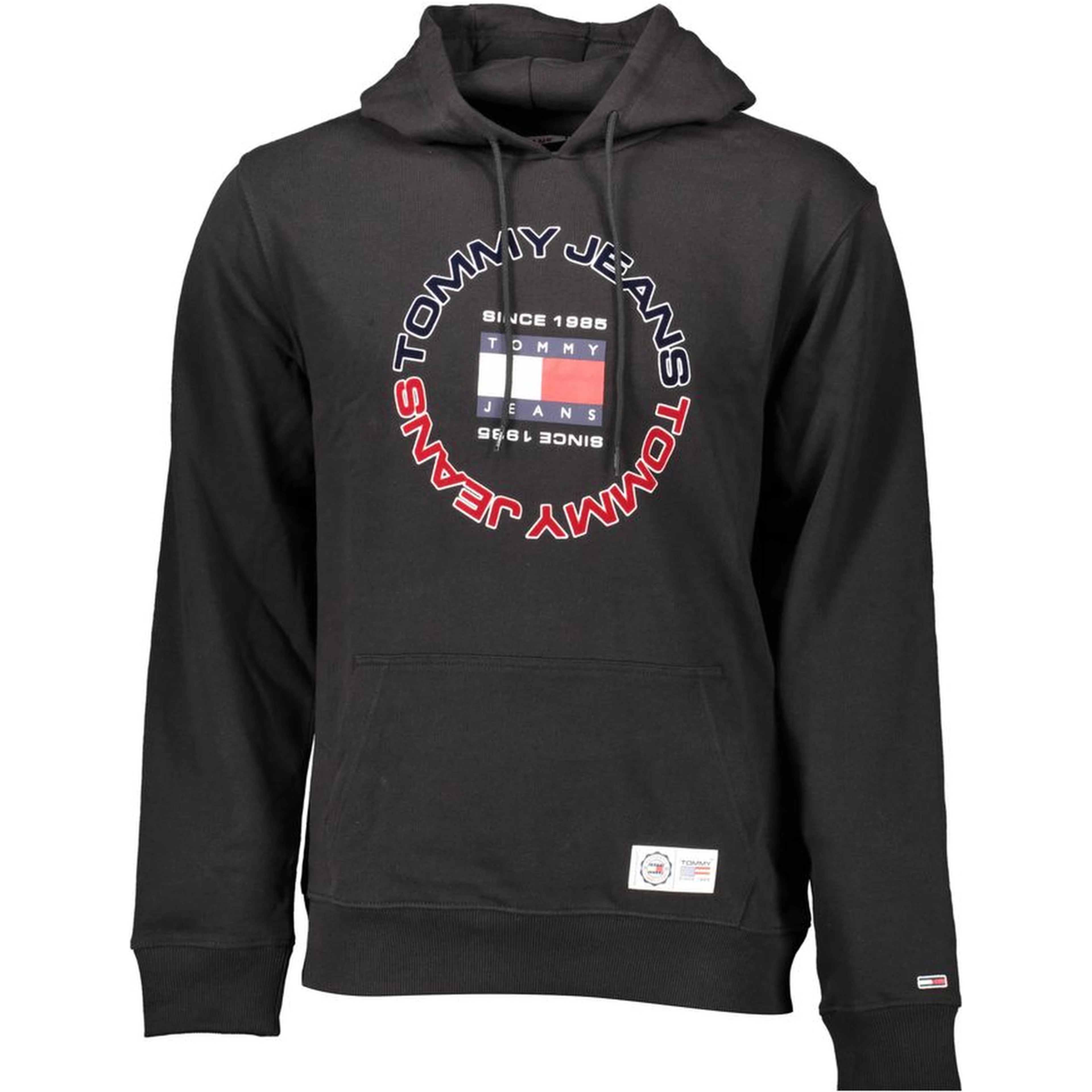 Black Cotton Men Sweater