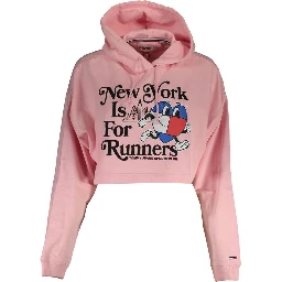Pink Cotton Women Sweater