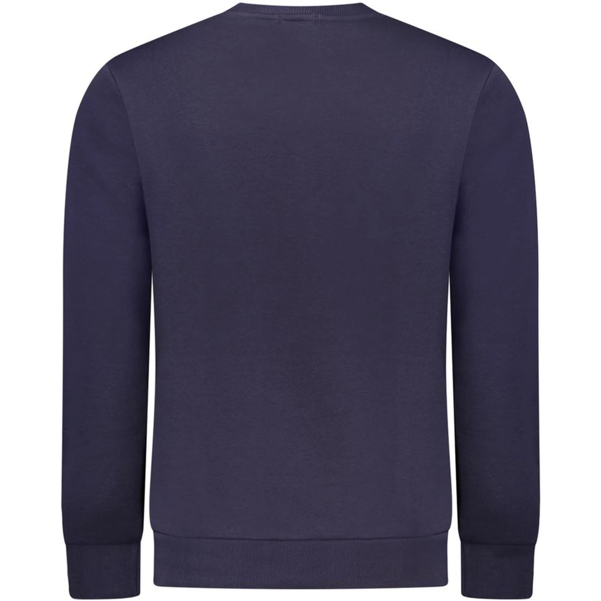Blue Cotton Men Sweater