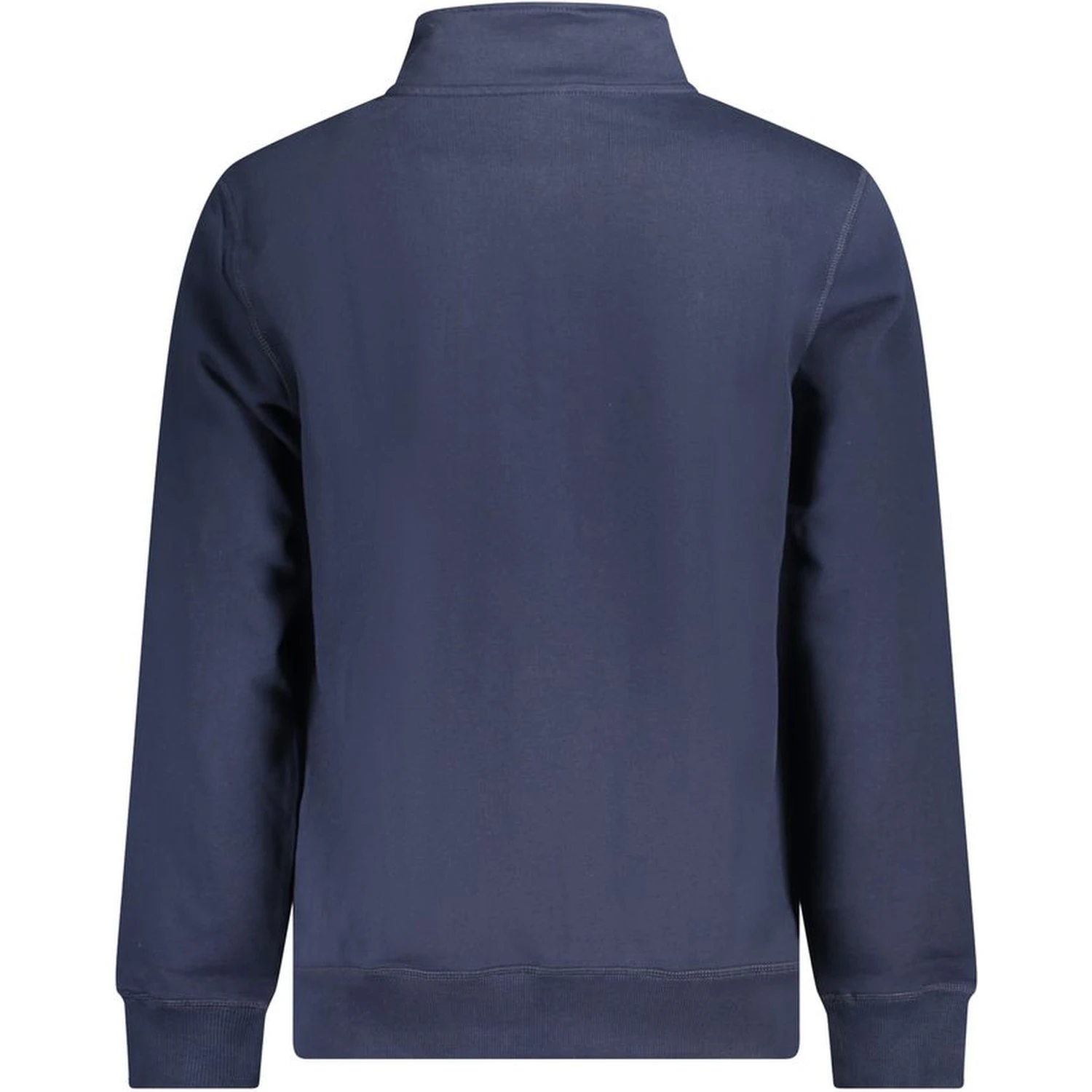 Blue Cotton Men Sweater