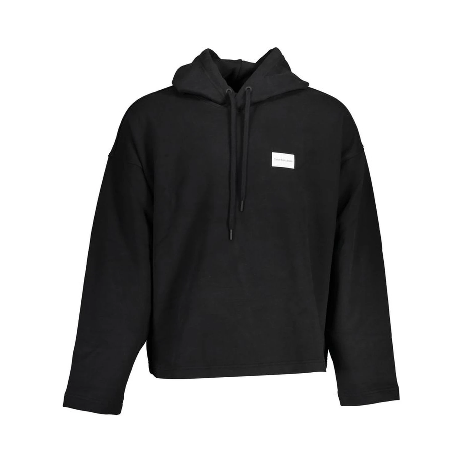 Black Cotton Men Sweater