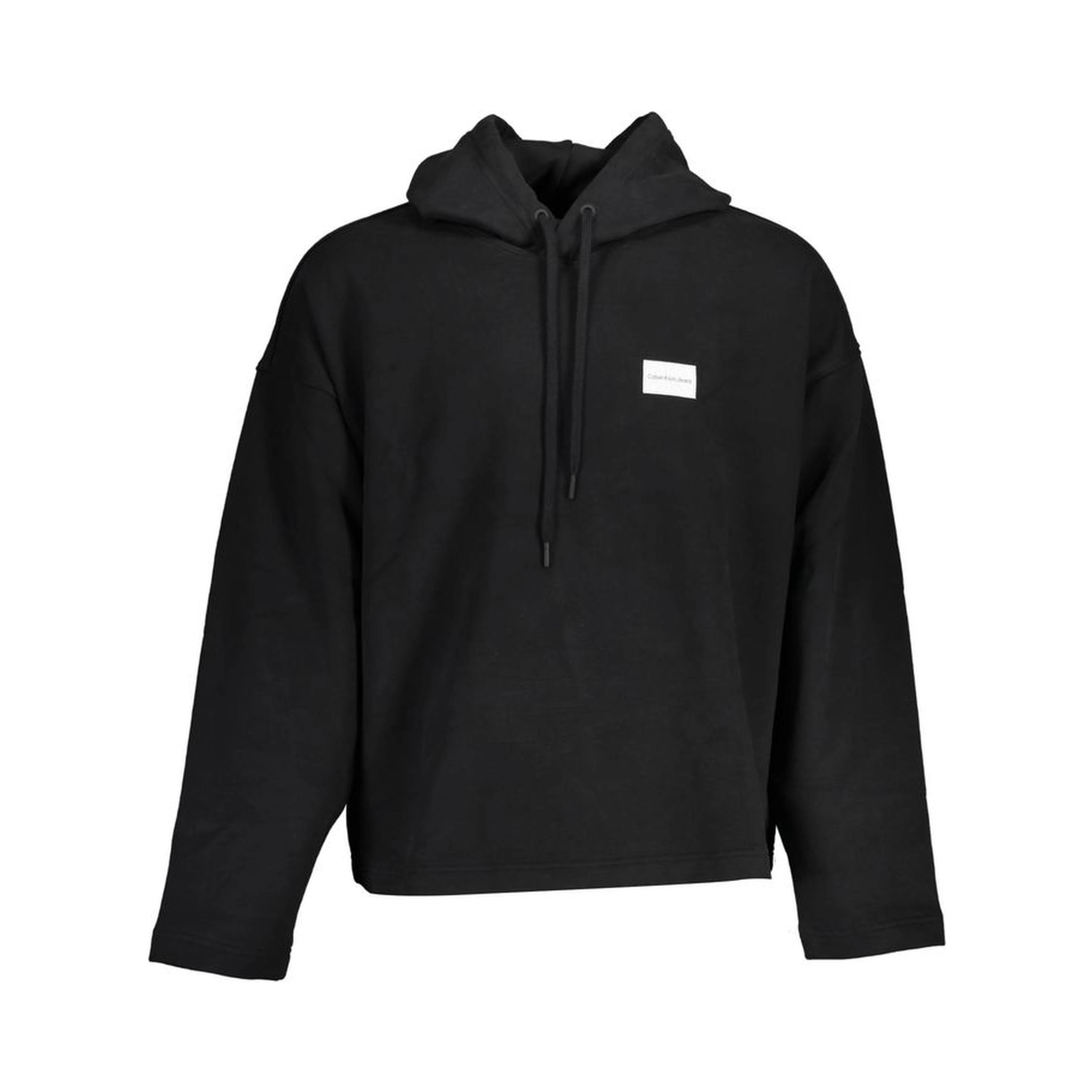 Black Cotton Men Sweater