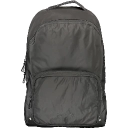 Black Polyester Backpack