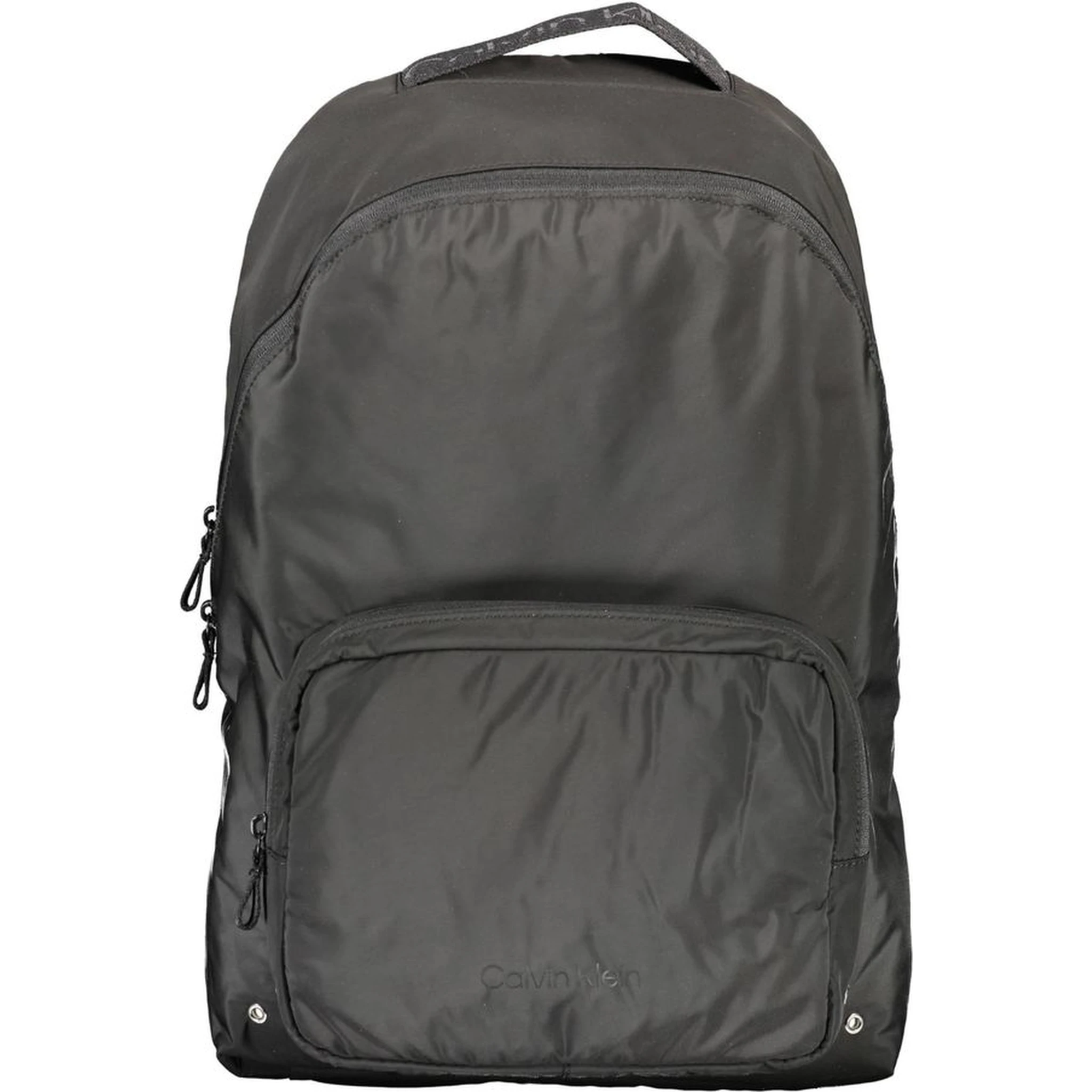 Black Polyester Backpack