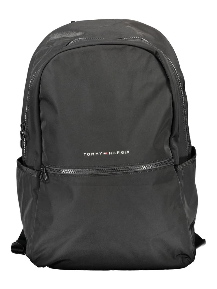 Black Polyester Backpack